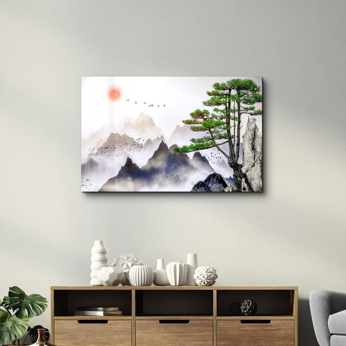 Wallity Pintura Decorativa de Vidrio Templado Multicolor 35 x 55 cm Wallity Pintura Decorativa de Vidrio Templado Multicolor 35 x 55 cm